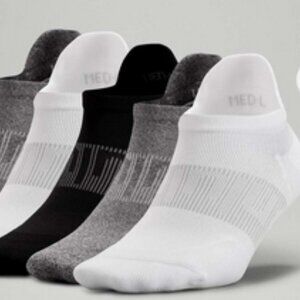 Lululemon Power Stride Tab Socks Anti-Stink 3 Pack - Black - Size XXL (Men XL)